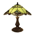 G&G Bros Large Benita Leadlight Tiffany Table Lamp Jade