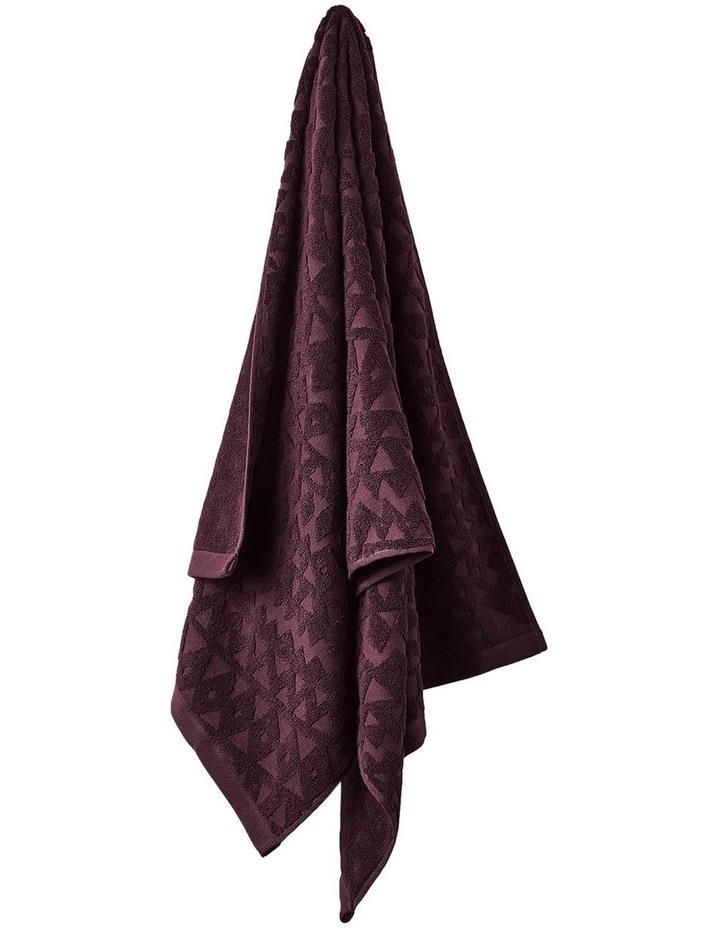 Aura Home Maya Bath Towel Range in Fig Purple Bath Sheet