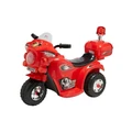 Lenoxx Indoor/Outdoor Red 3 wheel Electric Ride On Motorcycle Motor Trike Kids/Toddler