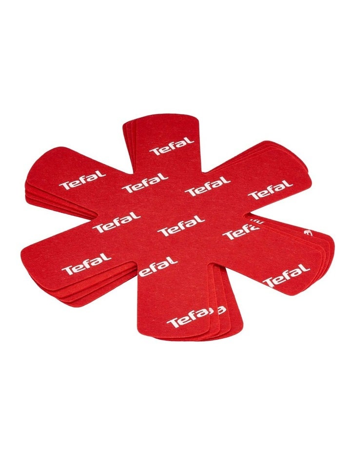 Tefal Ingenio Accessory Cookware Protectors set of 4 in Red