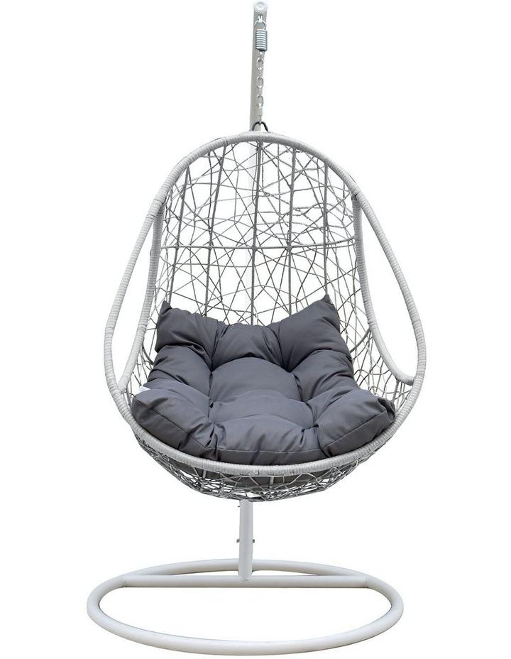 Arcadia Furniture Rocking Egg Chair in Oatmeal and Grey