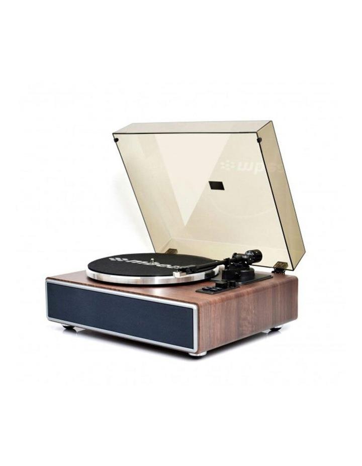 Mbeat HiFi 35W 33/45 RPM Turntable/Vinyl Player With Bluetooth Speakers Walnut