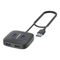 Mbeat Black 4-Port USB-A 3.0 Hub Portable Splitter Extender