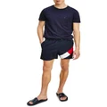 Tommy Hilfiger Flag Mid Length Drawstring Swim Shorts in Blue Navy S