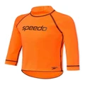 Speedo Toddler Boys Logo Long Sleeve Suntop Orange 3