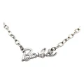 Barbie Silver Nameplate Necklace Silver One Size