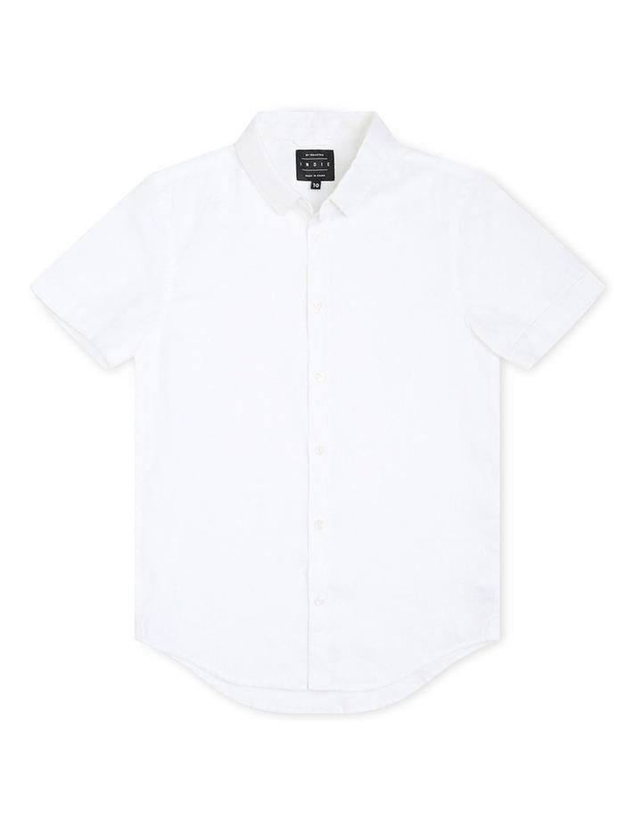 Indie Kids by Industrie Tennyson Short Sleeve Shirt (3-7 years) in White 5