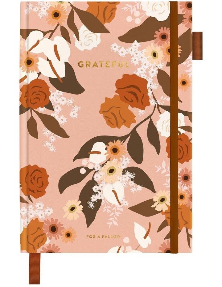 Fox & Fallow Gratitude Journal Floral in Mixed Peach