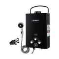 Devanti Outdoor Camping Gas Hot Water Heater Portable Shower GWH-LPG-8L-SW-BK-DI-PUMP