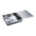 Cefito Kitchen Sink Stainless Steel Basin Single Bowl Laundry 96X45cm in Silver