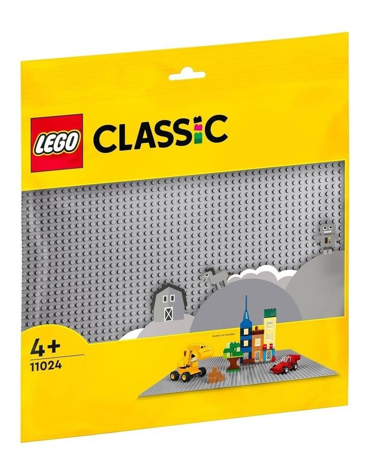 LEGO Classic Grey Baseplate 11024 Grey