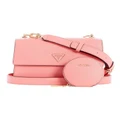 Guess Alexie Pink Flapover Crossbody Bag Pink