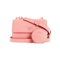 Guess Alexie Pink Flapover Crossbody Bag Pink