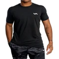 RVCA Sport Vent Short Sleeve T-Shirt Black S