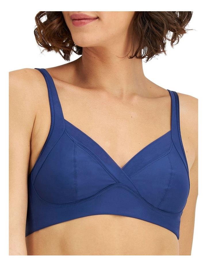 Playtex Love My Curves Ultralight Non-Contour Wirefree Bra in Navy 14 B