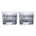 Royal Doulton R&D Collection Pair Of 290ml Radial Tumbler Clear
