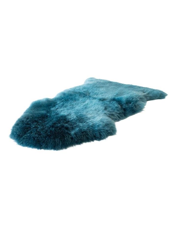 Naturally Sheepskins Long Wool Sheepskin Rug Single in Teal