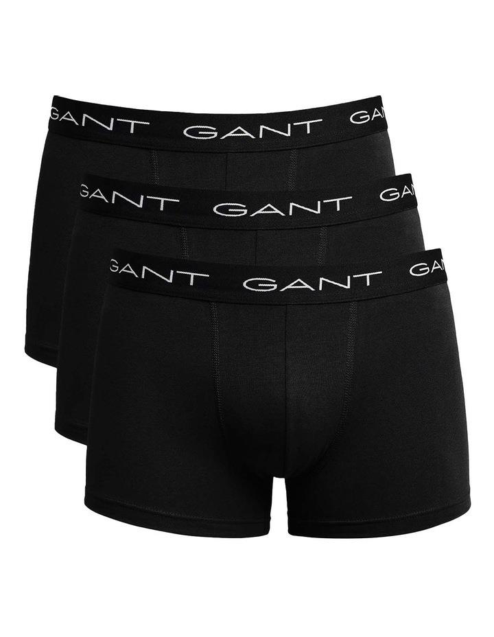 Gant Trunks Black 3-Pack Black S