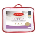 Tontine Natural Cotton Quilt White single
