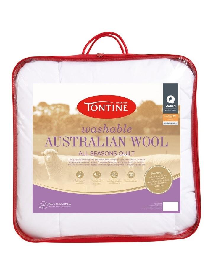 Tontine Washable Wool All Seasons Quilt White King