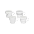 Royal Doulton Pacific 400ml Assorted Set of 4 Mugs Stone