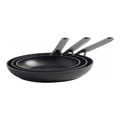 KitchenAid Classic Forged Aluminium Frypan Set 20/24/28cm in Black