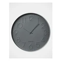 Vue New Town Charcoal Clock 50cm in Charcoal