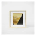 Vue Platinum Metal Frame 15x20cm/10x15cm in Brushed Gold