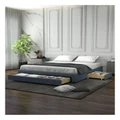Milano Decor Palermo Bed Base with Drawers in Charcoal Queen Bed