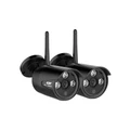 UL TECH Wireless CCTV 3MP 2 Bullet Cameras Black