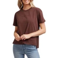 All About Eve Washed Tee in Brown 10
