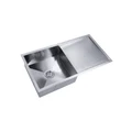 Cefito Stainless Steel Kitchen Sink 87X45MM In Silver