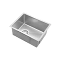 Cefito Stainless Steel Kitchen Sink 34X44MM In Silver