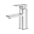 Cefito Bathroom Basin Square Faucet Vanity Laundry Mixer Tap in Chrome Silver