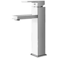 Cefito Bathroom Basin Square Tall Faucet Vanity Laundry Mixer Tap in Chrome Silver