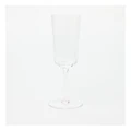 Vue Staggered Champagne Glass Set of 4 in Clear
