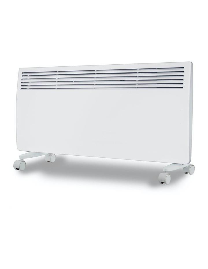 Levante 2400W Electric Panel Heater Wifi Thermostat Castors NDM-24WT White