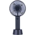 Living Today Mini USB Rechargeable Portable Fan with Table Stand Black