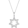 Georgini Star Pendant Necklace in Silver