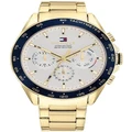 Tommy Hilfiger Owen Ionic Plated Steel Gent's Multifunction Watch in Gold