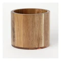 The Cooks Collective Acacia Utensil Holder in Wood Brown