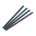 Lujo Home Short Straight Straws Cocktail in Rainbow 6mm