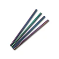 Lujo Home Short Straight Straws Cocktail in Rainbow 8mm