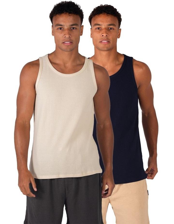 Coast Clothing Co Tank Tops 2 Pack in Multi Assorted S