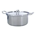 BK Q-Linair Master 20cm/3.8L Casserole with Lid Silver