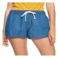 Roxy New Impossible Denim Shorts in Blue XL