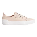 Calvin Klein Recycled Canvas Platform Sneakers In Pink Blush 38