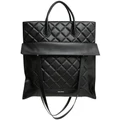 Belle & Bloom Lost Lovers Quilted Leather Tote in Black One Size