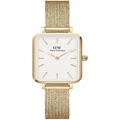 Daniel Wellington Quadro Pressed Evergold Dial Stainless Steel Watch in Gold