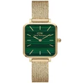 Daniel Wellington Quadro Pressed Evergold Green Dial Stainless Steel Watch in Gold
